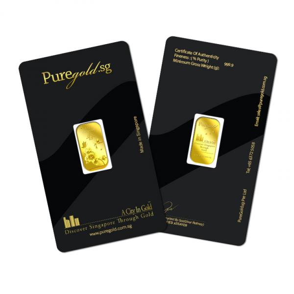 Puregold 1g Spring gold bar 99.99 - Image 2