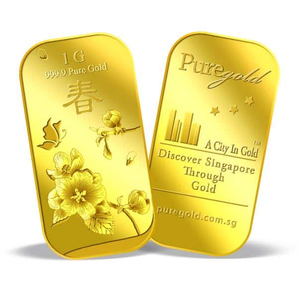 Puregold 1g Spring gold bar 99.99 - Image 4