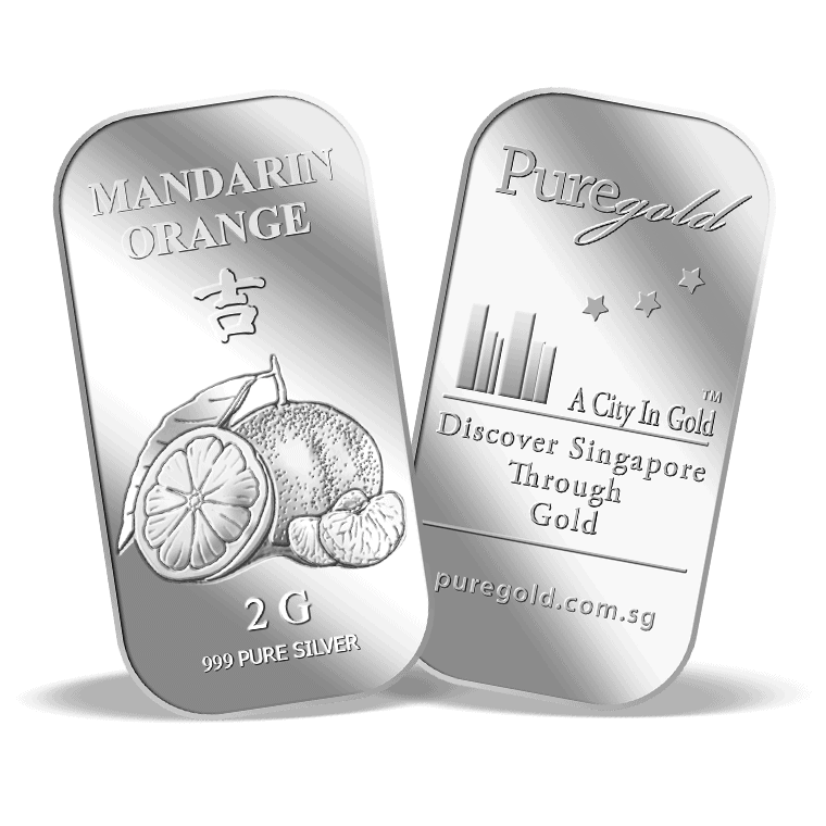 2G Mandarin Orange Silver Bar 999 - Image 4