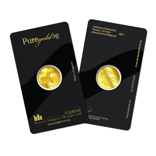 Puregold 5G Elephant Gold Medallion 99.99 - Image 2
