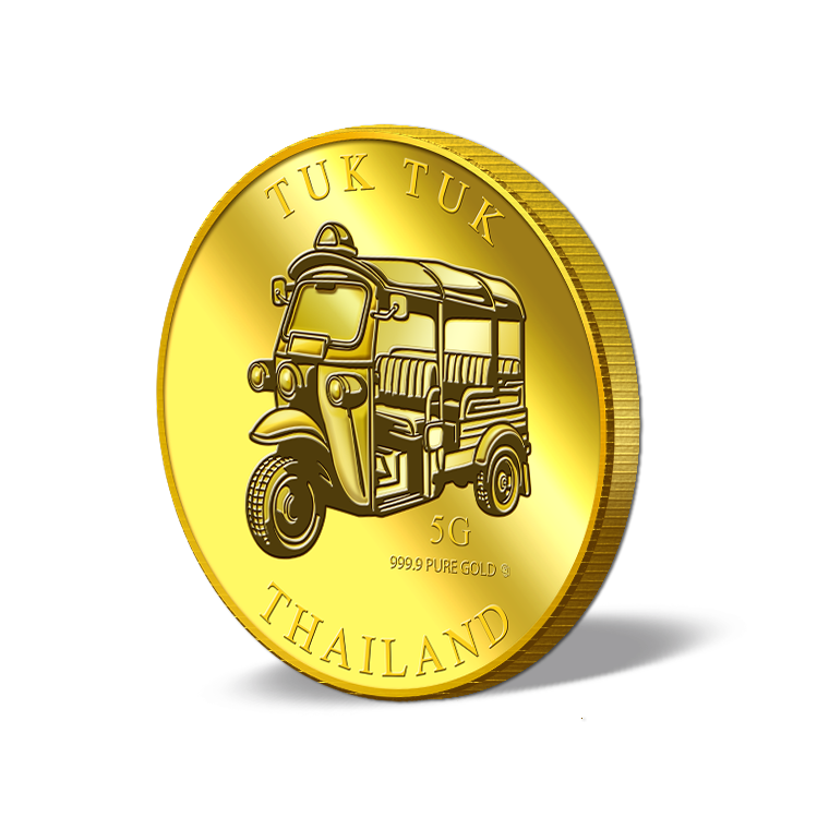 Puregold 5g Tuk Tuk Gold Medallion 99.99 - Image 2