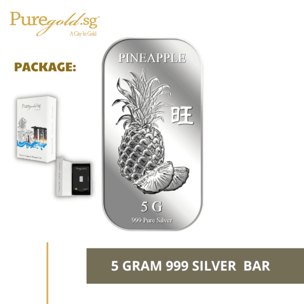 Puregold 5G Pineapple (Series 1) Silver Bar 999
