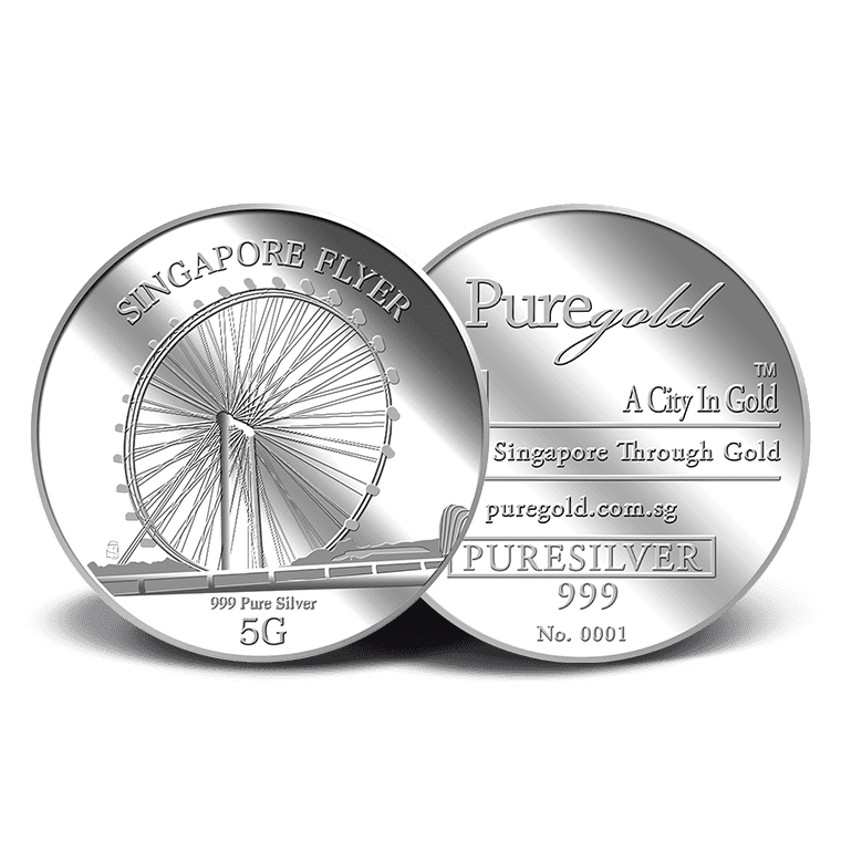 5G Singapore Flyer Silver Medallion 999 - Image 4