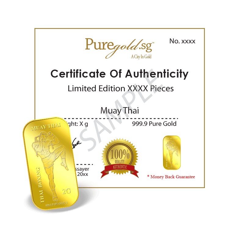 Puregold 2G Muay Thai gold bar 99.99 - Image 5