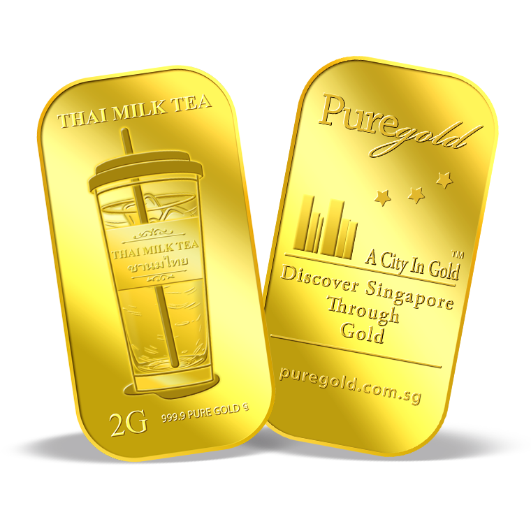 Puregold 2G Thai Milk Tea Gold Bar 99.99 - Image 3