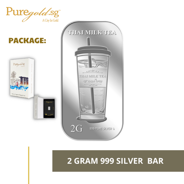 Puregold 2G Thai Milk Tea Silver Bar 999