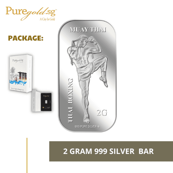 Puregold 2G Muay Thai Silver Bar 999