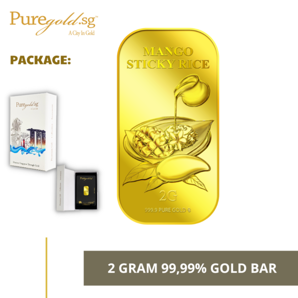 Puregold 2G Mango Sticky Rice Gold Bar 99.99