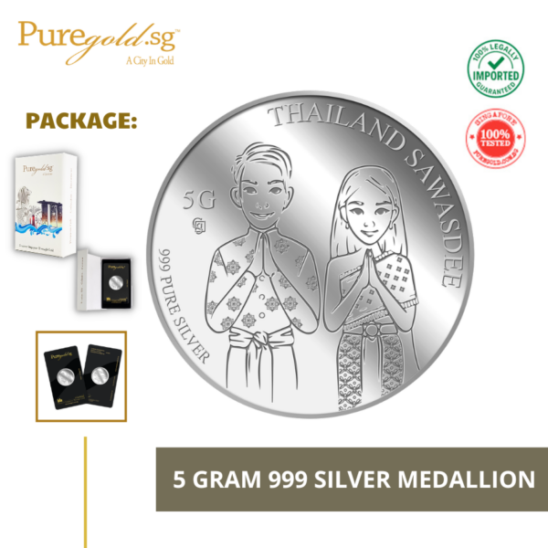 5G Sawasdee Silver Medallion 999