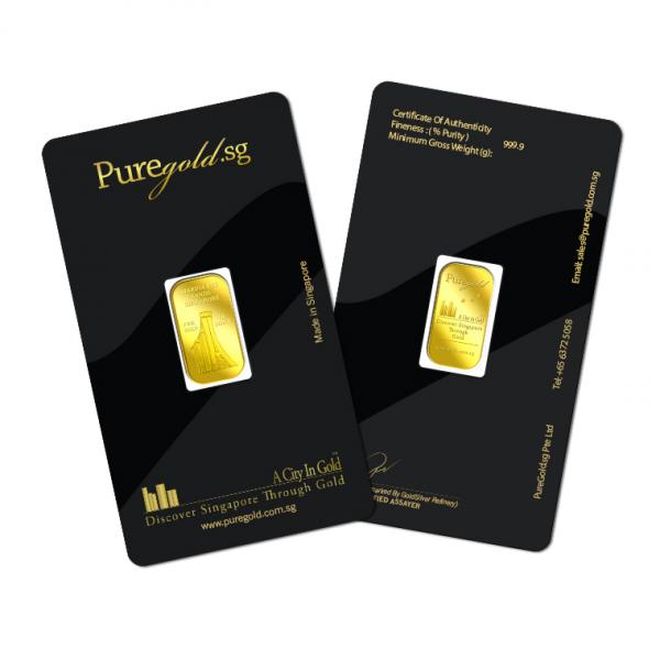 1G Marina Bay Sand gold bar 99.99 - Image 2